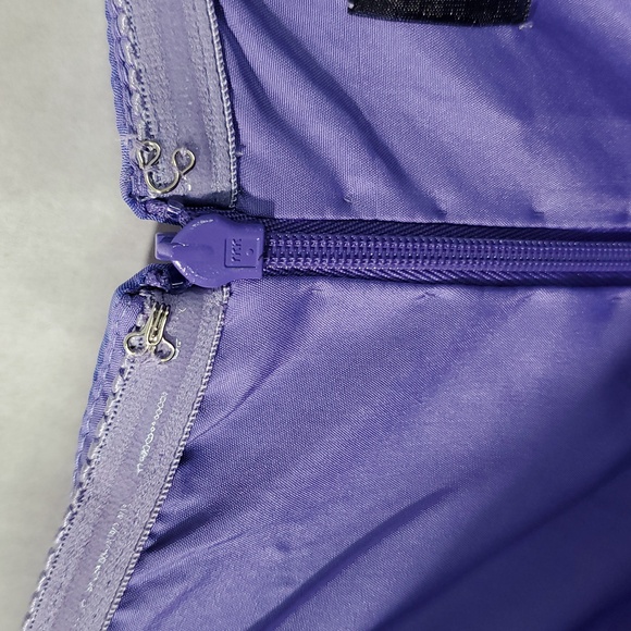 NWOT Alyce Paris Strapless Prom Dress Gown Iridescent Purple Size 2 Bridesmaid - Picture 10 of 10